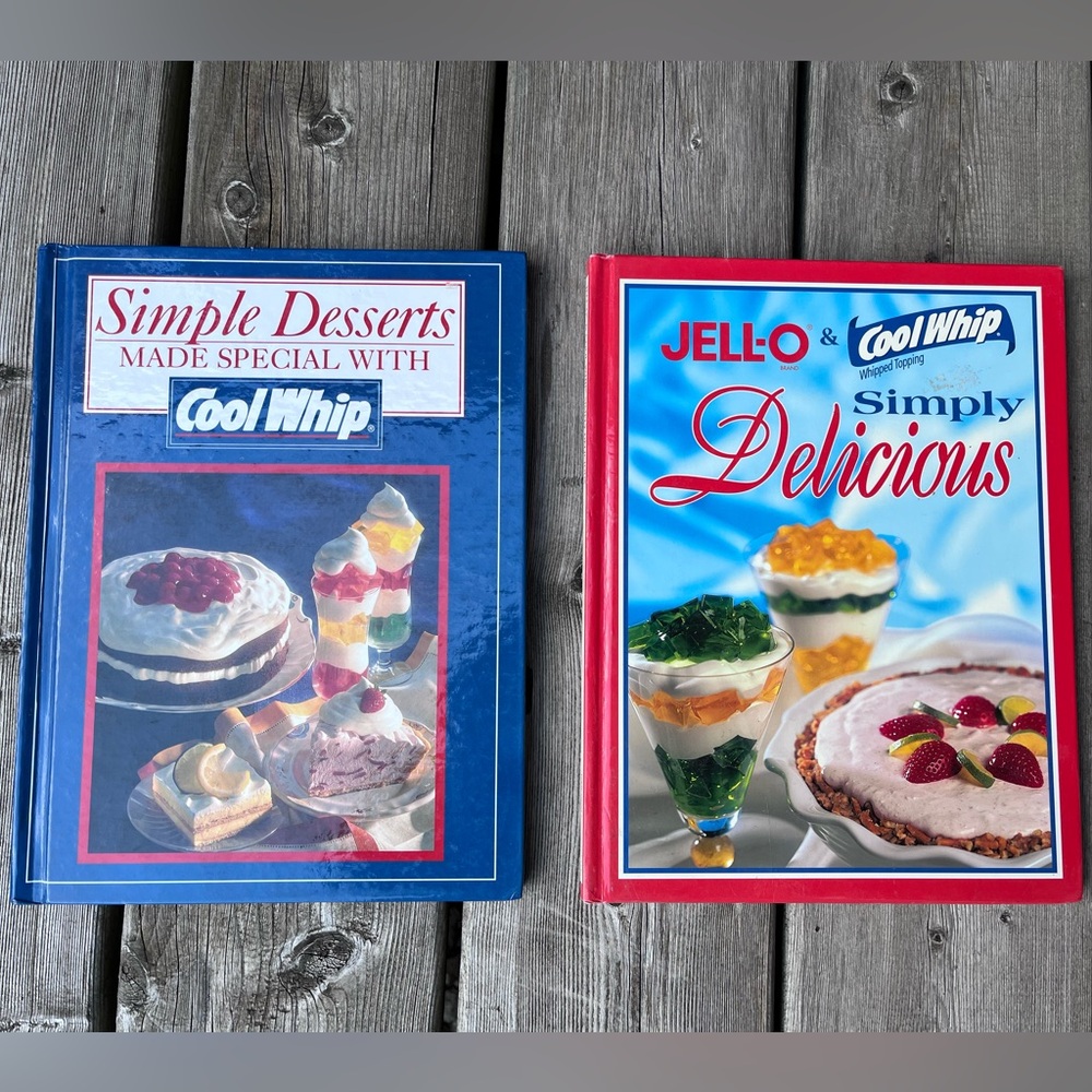 Cool Whip Cookbooks Set Of 2